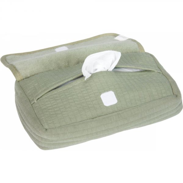 Housse pour lingettes - Pure Olive