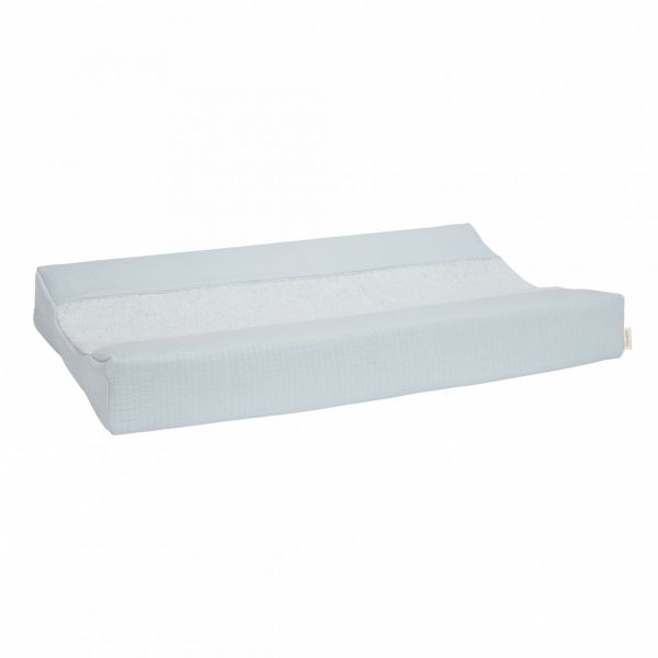 Housse pour matelas à langer - Pure Soft Blue