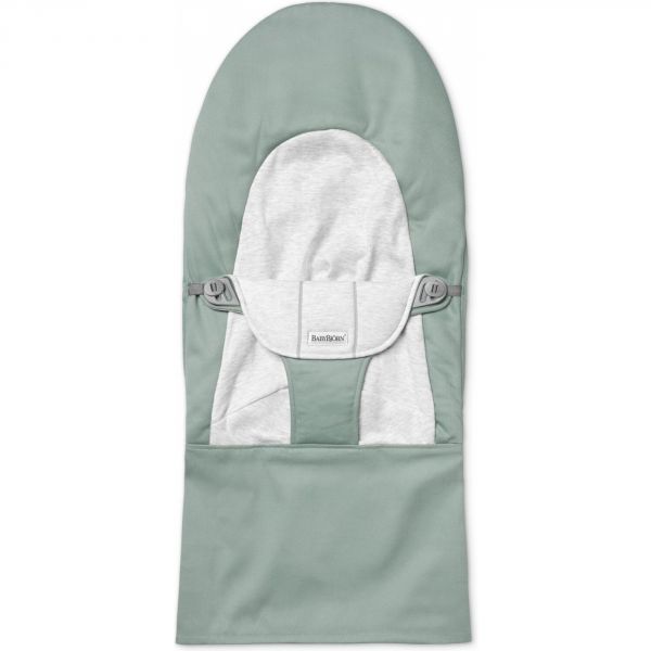 Housse pour transat Balance Soft tissé/Jersey vert sauge/gris