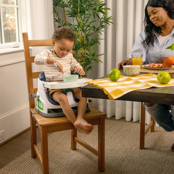 Rehausseur de chaise bébé 2 en 1 Bleu