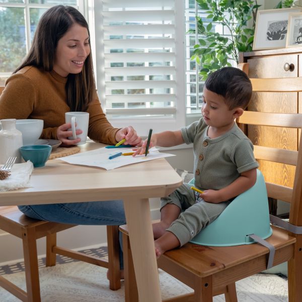 Rehausseur de chaise bébé Bleu