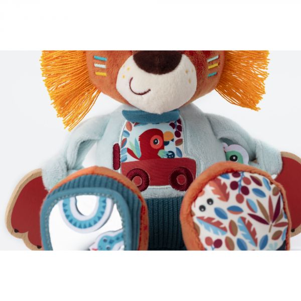 Peluche multi-activités Jack le lion