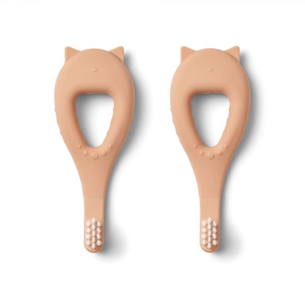 Lot de 2 brosses à dents Janelle Tuscany rose