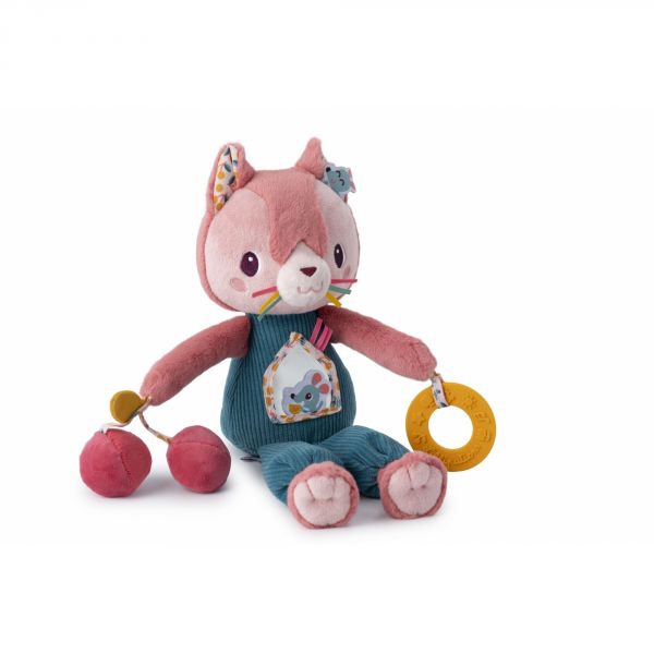 Peluche multi-activités Jeanne le chat