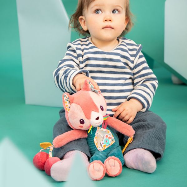 Peluche multi-activités Jeanne le chat