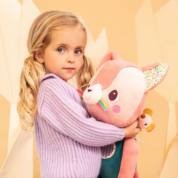 Peluche géante d'activités Jeanne le chat