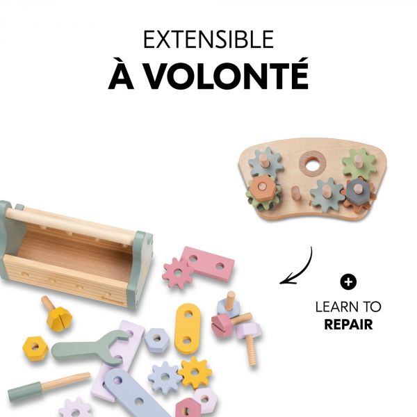 Jeux de plateau pour chaise haute en bois Arketa Play Repairing S