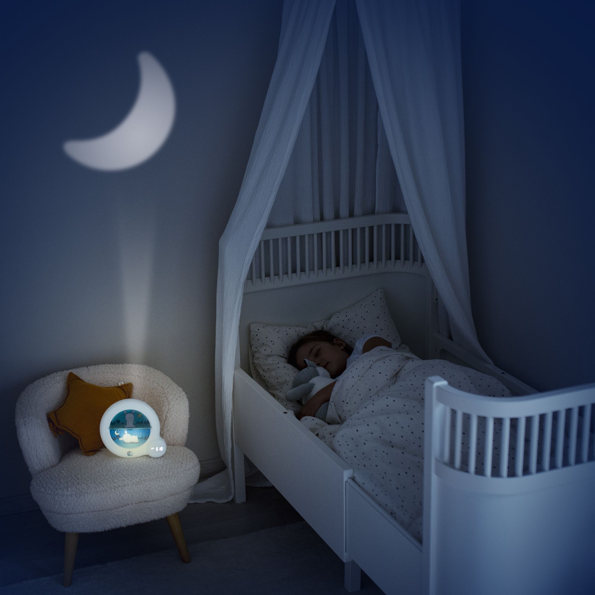 Veilleuse reveil Kid sleep moon - Achat & prix