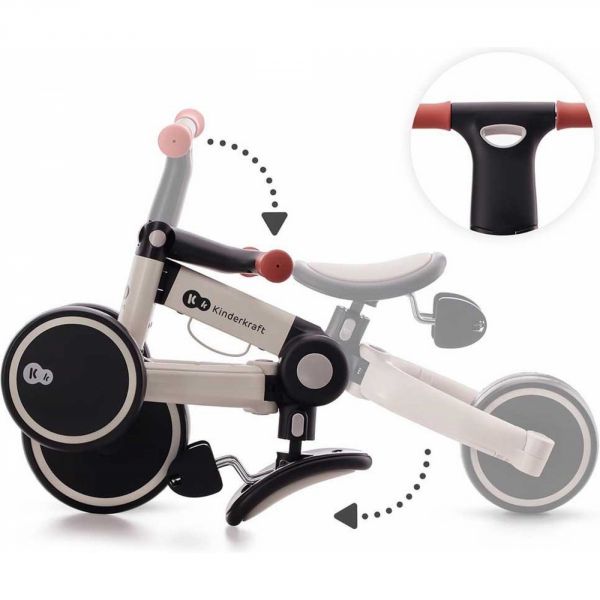 Tricycle 3 en 1 4TRIKE Silver Grey