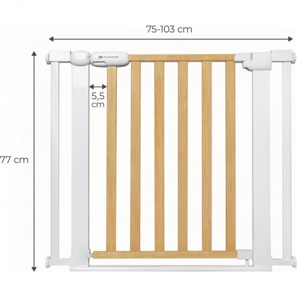 Barrière de sécurité Lock & Go Bois