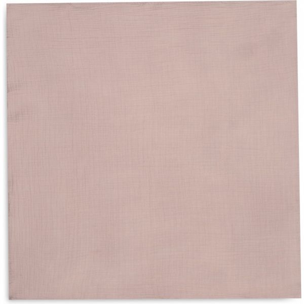 Lot de 4 langes gaze de coton 70 x 70 cm Wild Rose et Ivoire