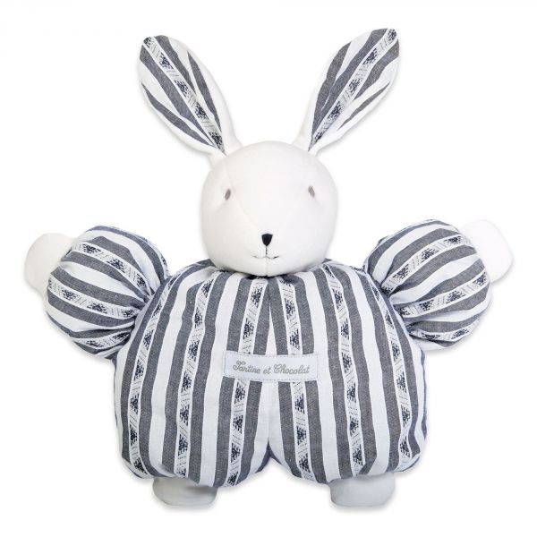 Peluche Augustin le lapin 1977 bleu marine