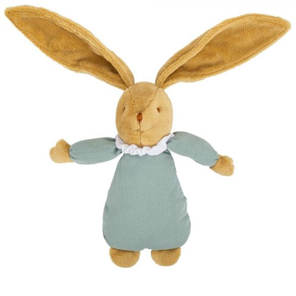 Hochet bébé Lapin Nid d'Ange 20cm Celadon