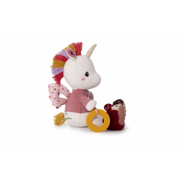 Peluche multi-activités Lena la licorne