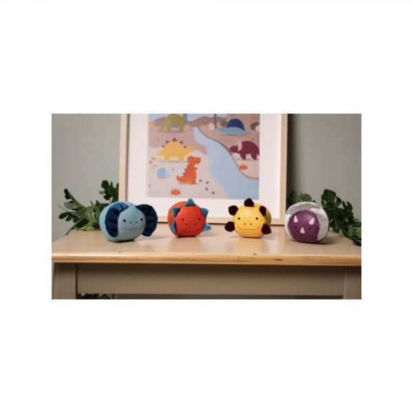 Les Dooballs - Set de 4 balles doudous - Les Amis Dinos