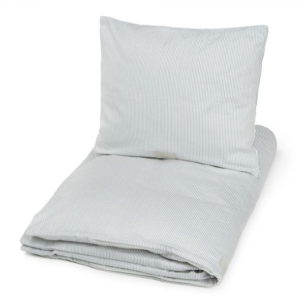 Linge de lit bébé 70 x 100 cm Rayures Classiques Bleu