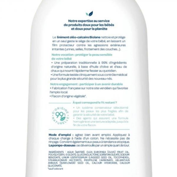 Liniment oléo calcaire 700 ml