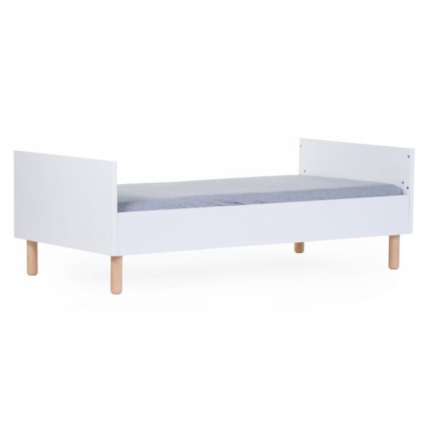 Chambre bébé duo lit 70x140cm + Commode à langer wonder white