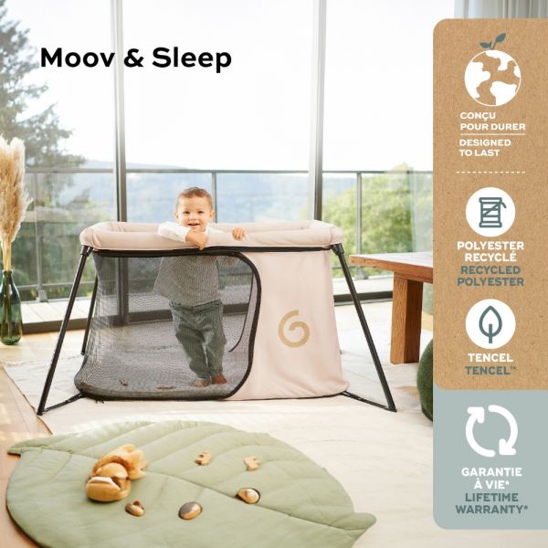 Lit parapluie Moov and Sleep Sable