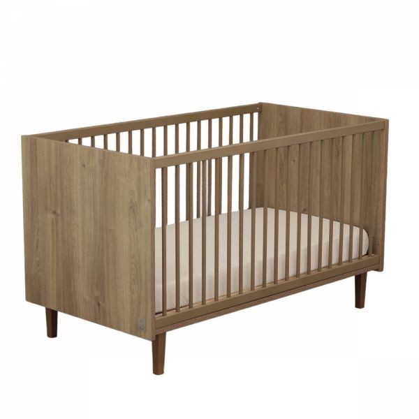 Lit évolutif bébé little big bed 70x140cm Mokka