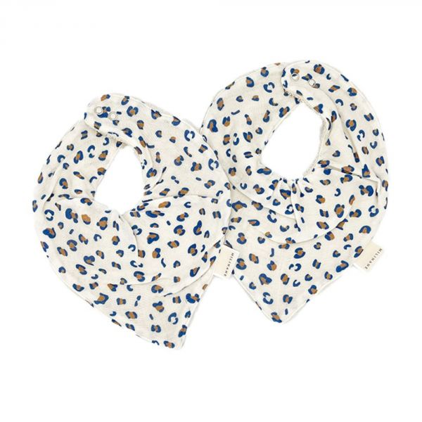 Lot de 2 bavoirs bandana Mael Graou