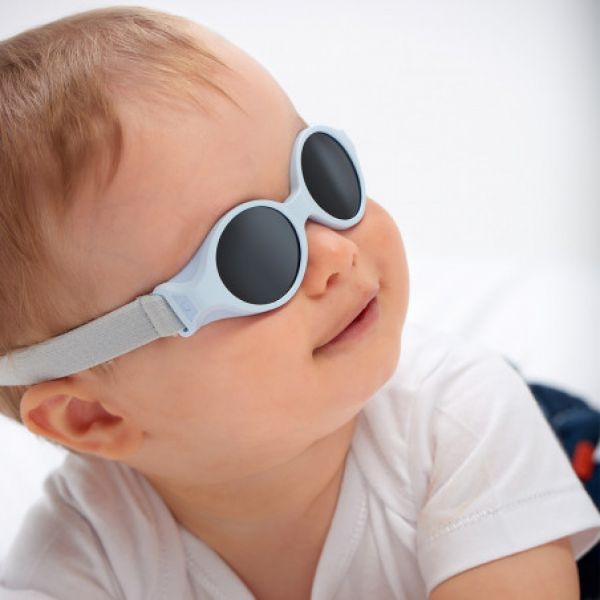 Lunettes de soleil bébé 0-9 mois Bleu perle