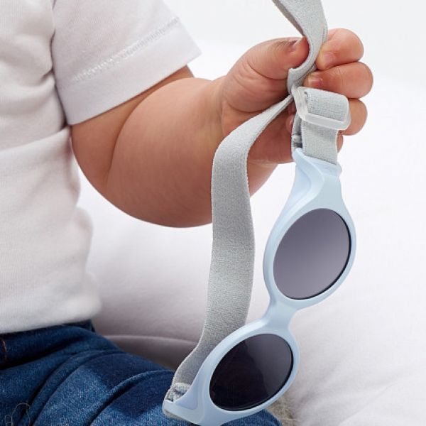 Lunettes de soleil bébé 0-9 mois Bleu perle