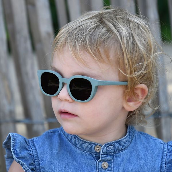 Lunettes de soleil 2-4 ans Square Vert sauge