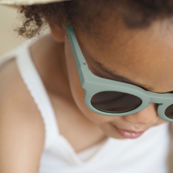 Lunettes de soleil 2-4 ans rétro Vert Sauge