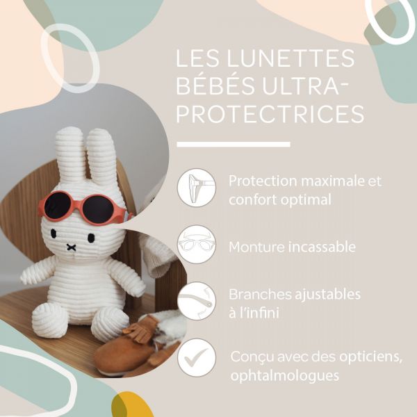 Lunettes de soleil bébé bandeau 0-9 mois Menthaulait