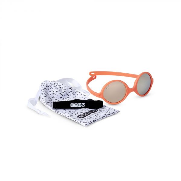 Lunettes de soleil bébé 0-1 an Diabola 2.0 Orange Fluo