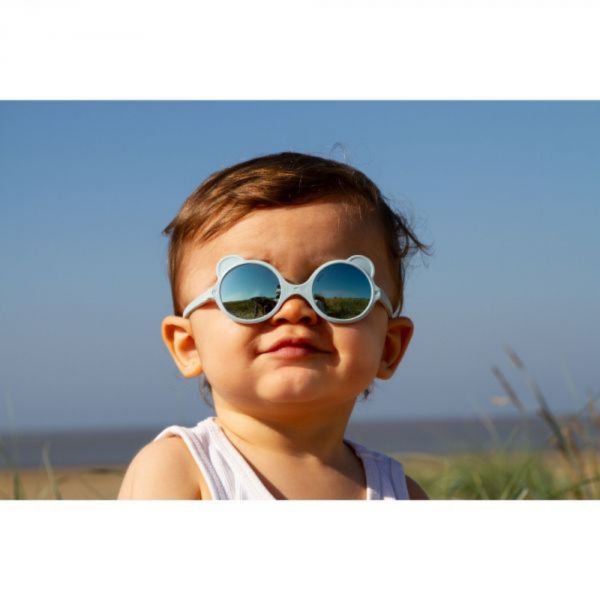 Lunettes de soleil bébé 0-1 ans Ourson Bleu Elysée