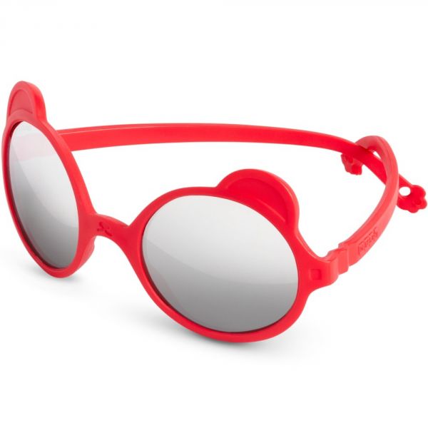 Lunettes de soleil bébé 0-1 ans Ourson Rouge Elysée