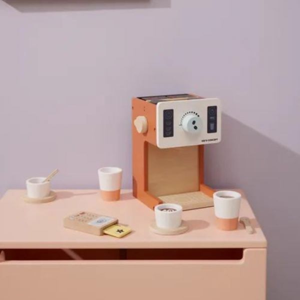 Machine à café enfant en bois