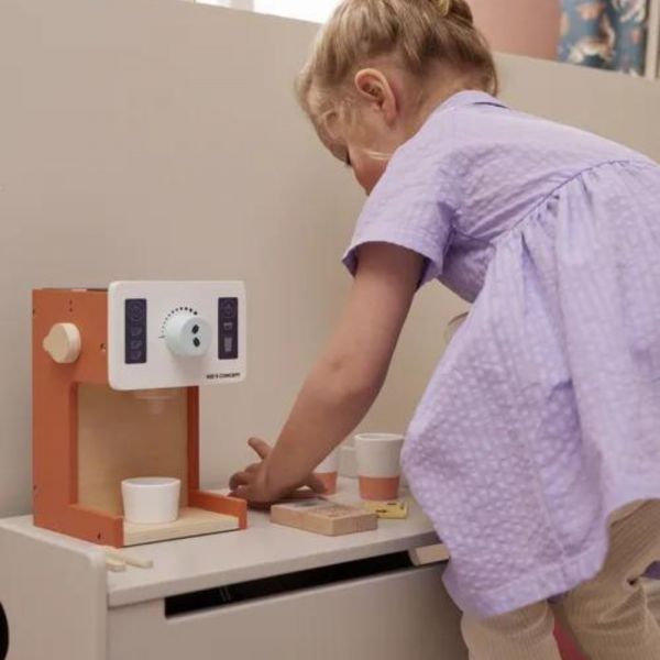 Machine à café enfant en bois