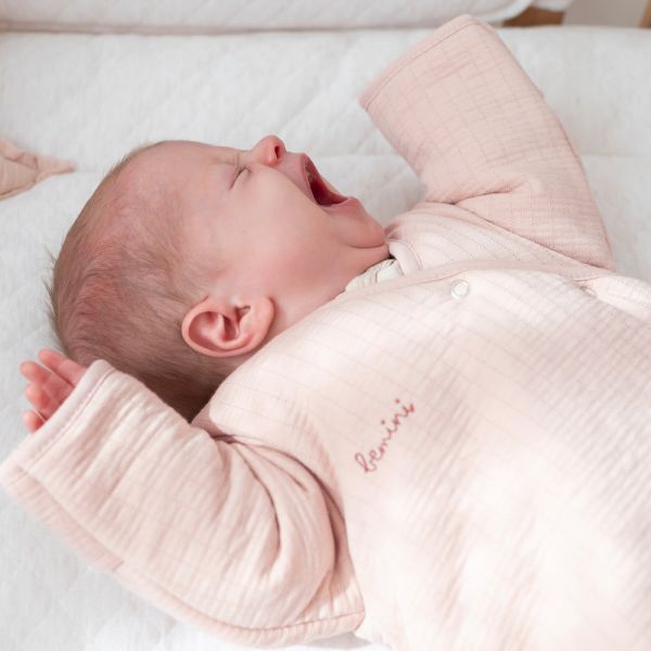 Gigoteuse bébé hiver 0-1 mois Pady jersey Blush