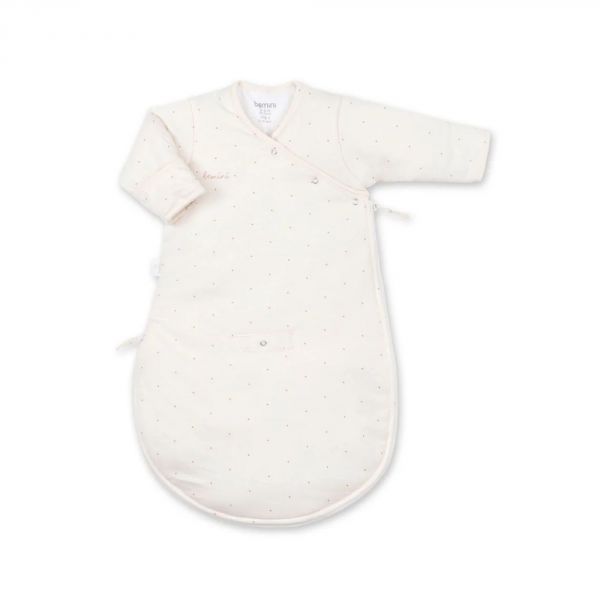 Gigoteuse bébé hiver 1-4 mois Pady jersey small dot print ecru