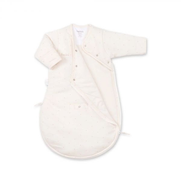 Gigoteuse bébé hiver 1-4 mois Pady jersey small dot print ecru