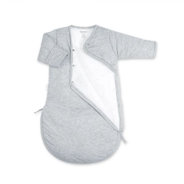 Gigoteuse bébé hiver 1-4 mois Pady jersey mix grey