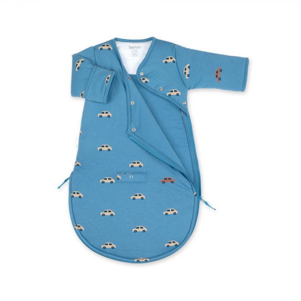 Gigoteuse bébé hiver 1-4 mois Pady jersey mario turquoise