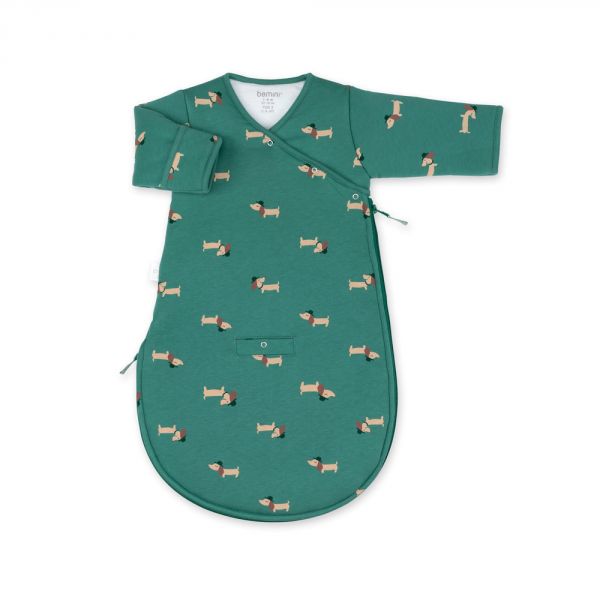 Gigoteuse bébé hiver 1-4 mois Pady jersey wouff spinach