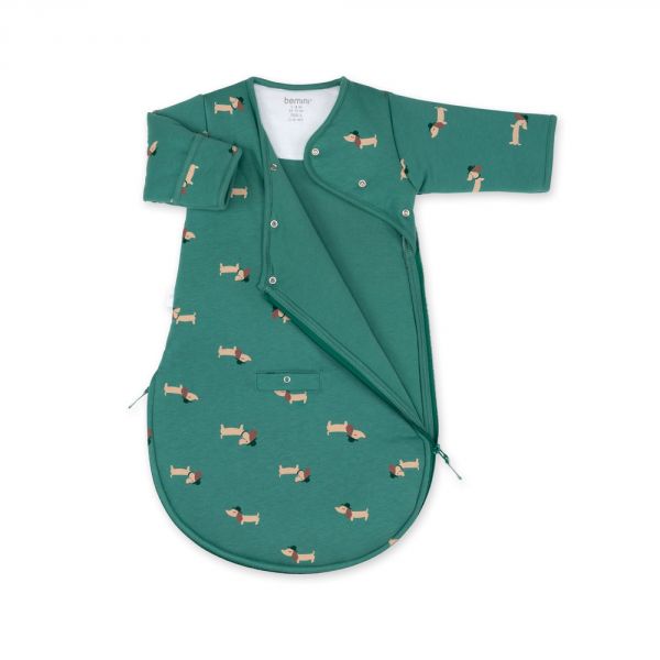 Gigoteuse bébé hiver 1-4 mois Pady jersey wouff spinach