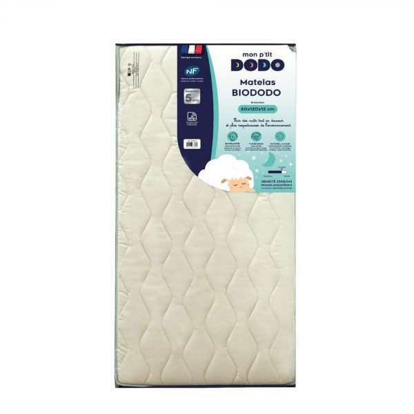 Matelas Biododo 60x120 cm