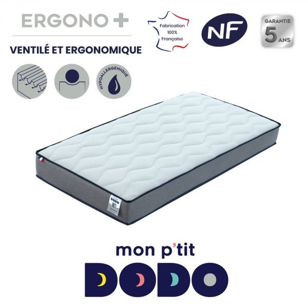 Matelas Ergono 60 x120 cm