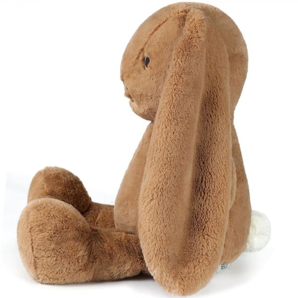 Maxi Peluche ultra douce lapin 58 cm - Caramel