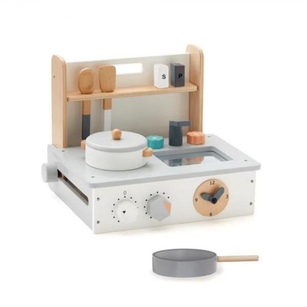 Mini cuisine nomade enfant en bois