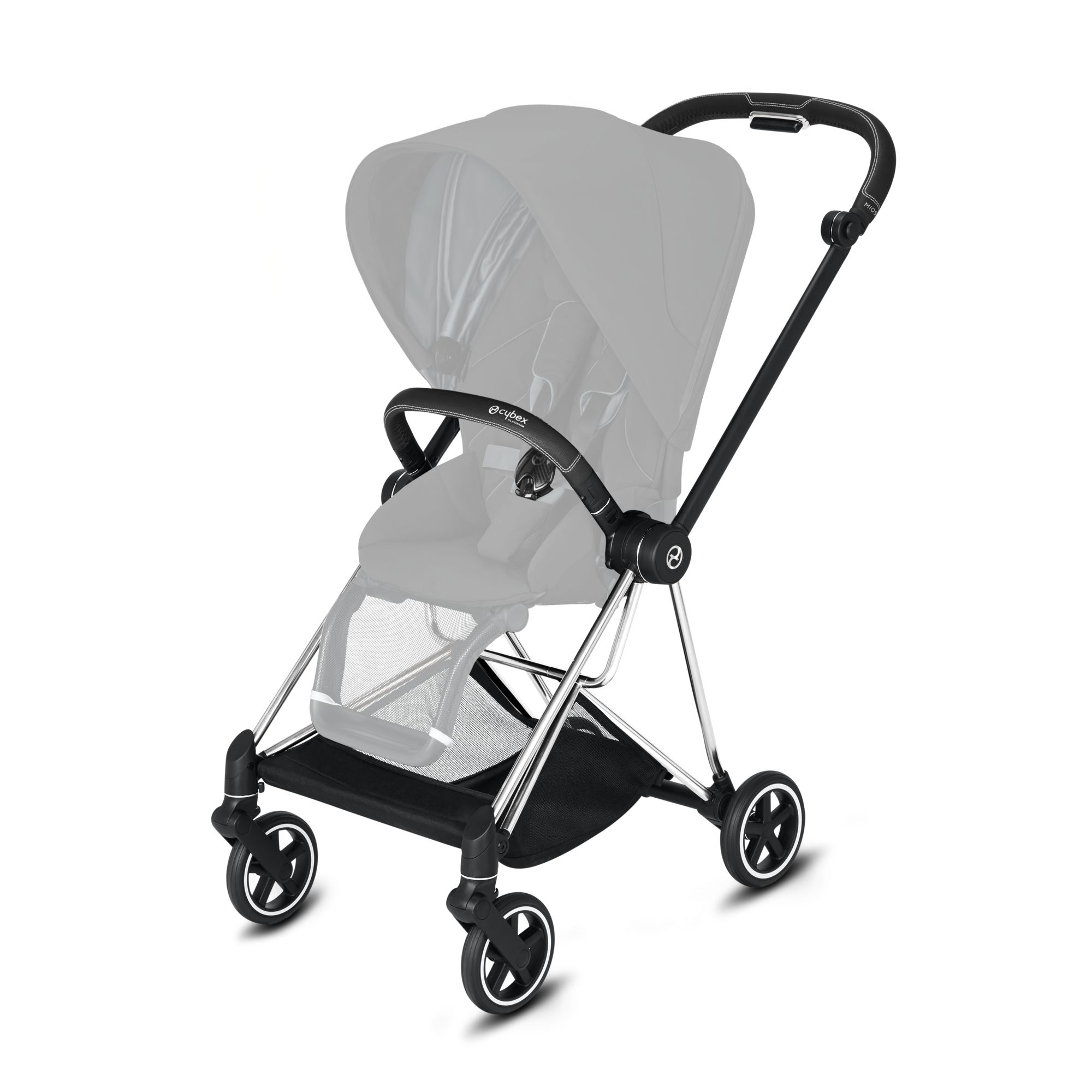 Cybex Platinum Châssis De Poussette Mios - Chrome Black - Made In Bébé