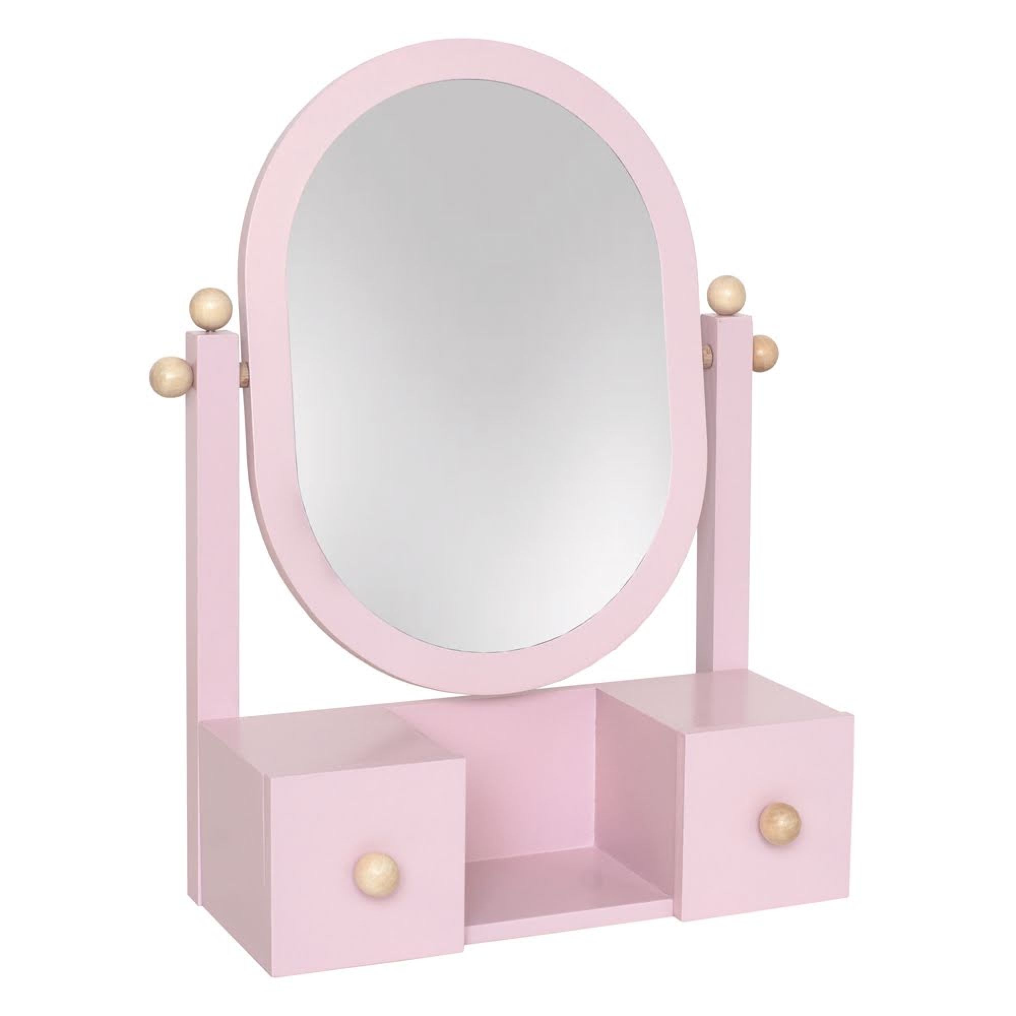 Miroir de maquillage enfant bois - Made in Bébé