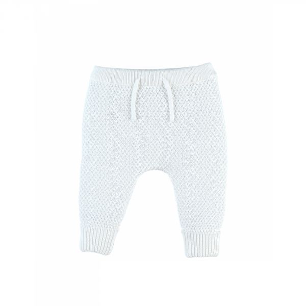 Legging tricot Blanc 12 mois