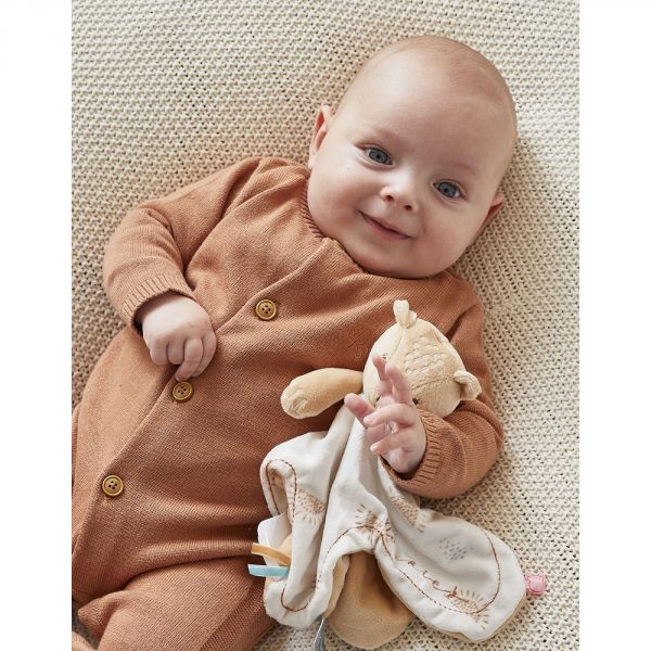 Combi pilote tricot Caramel - 9 mois